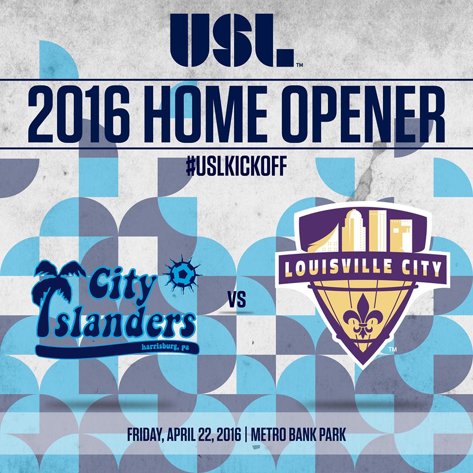 Good luck to the City Islanders today on their home opener at FNB Field against Louisville City!