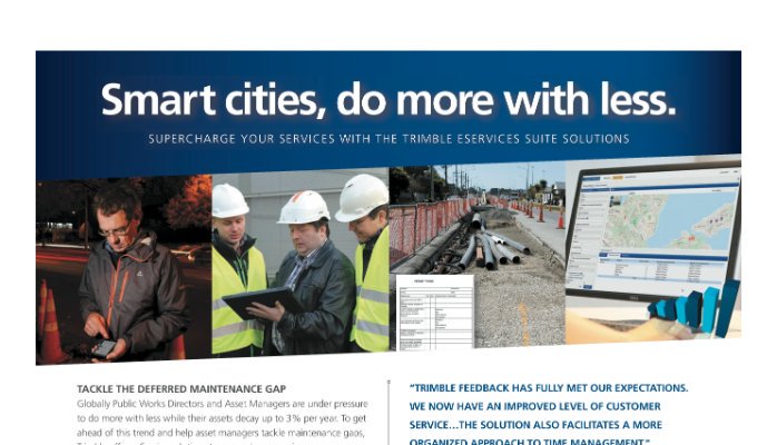 TrimbleeGov's tweet photo. #FieldtoFinish solution, streamline #Asset Collection/Inspection w/ #crowdsourced #eService https://t.co/oW8Fj4or3d https://t.co/pr8rCeeUiC