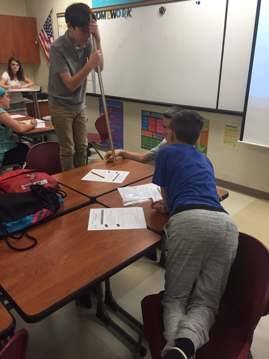 Pencil drop and collecting data! <a href="/Newark_Schools/">Newark City Schools</a> <a href="/wilson_middle/">Wilson Middle School</a>