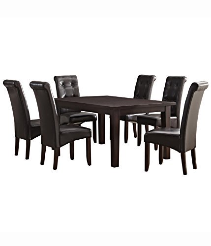 $943.61 Simpli Home 7 Piece Cosmopolitan Dining Set, Tanners Brown99 ->> goo.gl/628y34