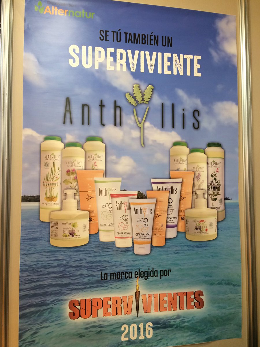 BioEcoActual's tweet photo. #Anthyllis, elegida por @Supervivientes por su respeto a la fauna marina, está en @ExpoEcoSalud con @AlternaturInfo. https://t.co/o2JYVfw7R3