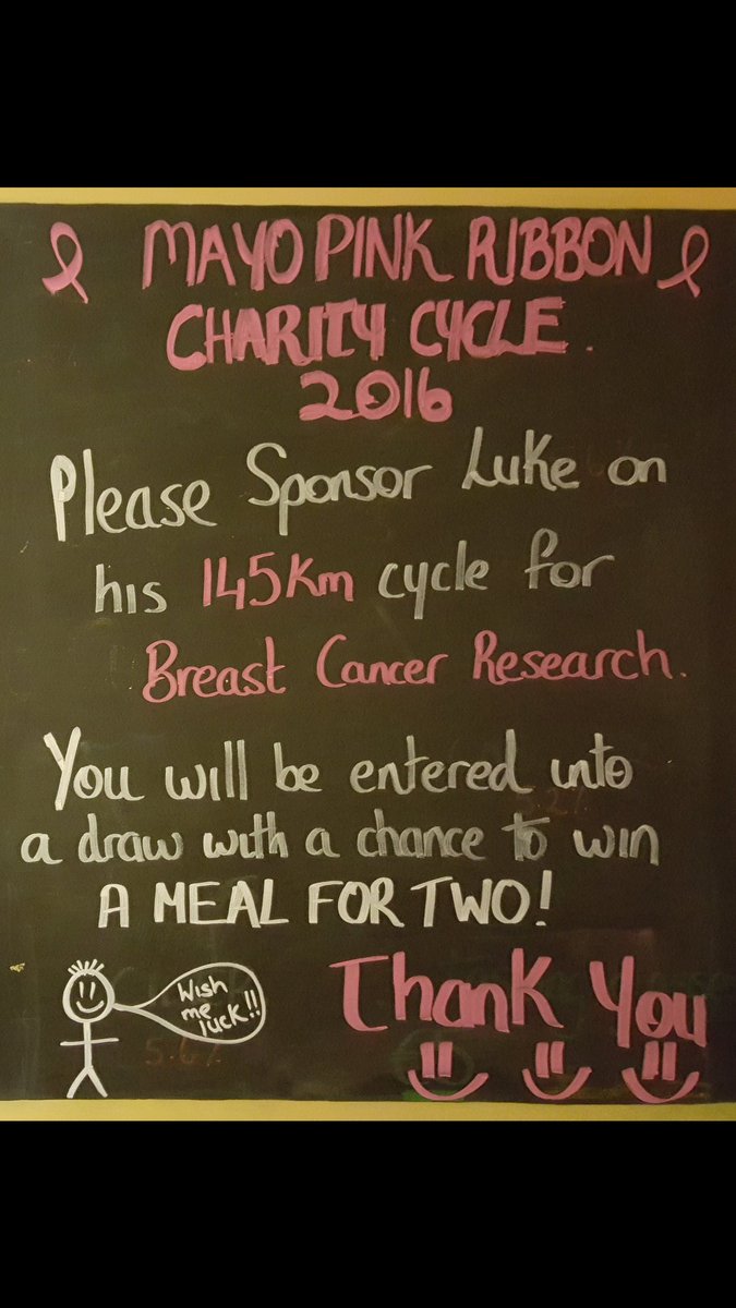 Flanaganpubfood's tweet photo. Great weather🌞🌞🌞 for the bike!!!💟💟 @MayoPinkRibbon https://t.co/7zhbTkJn5R