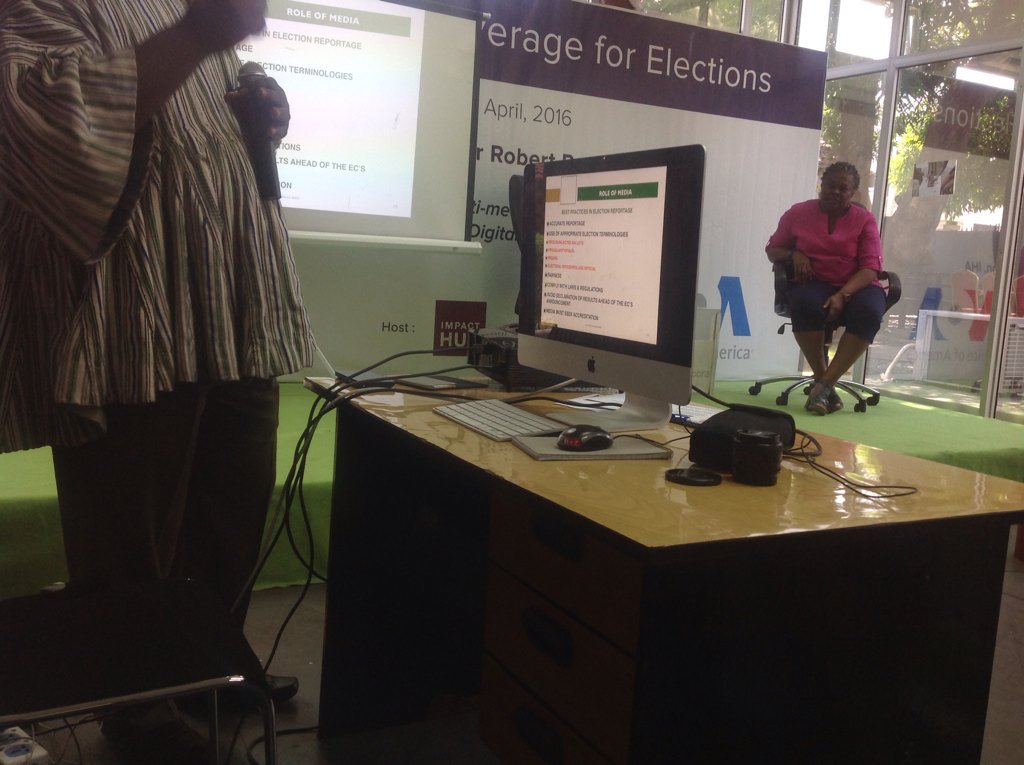 milyfemiworld's tweet photo. Electoral commission's Christian Owusu-Parry schools GBC 24 journalists on election coverage https://t.co/WfWEBudGqX