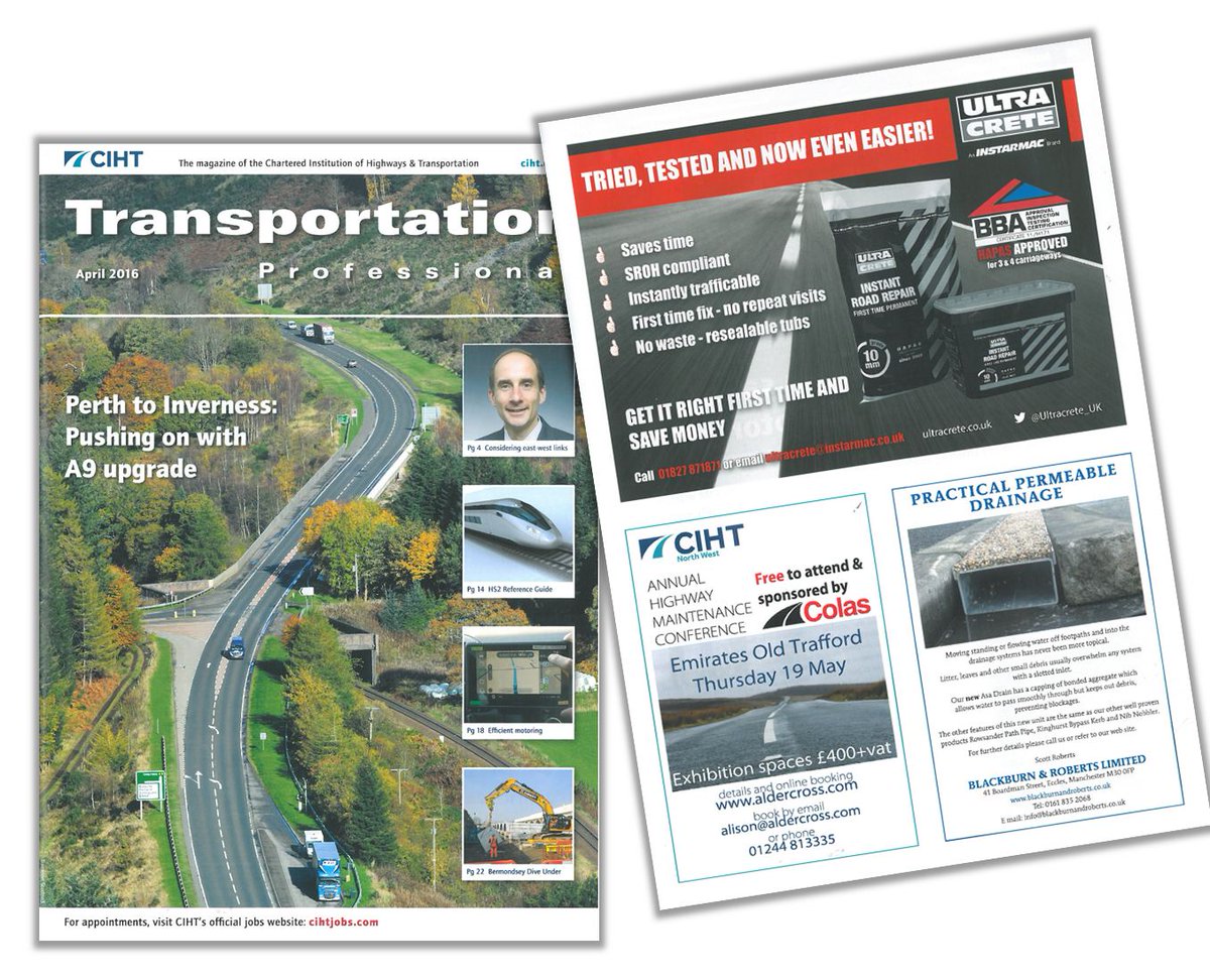 Ultracrete_UK's tweet photo. Have you seen our advert in the latest issue of #TransportationProfessional? Pick up a copy and check out page 17 https://t.co/um7JwmpCGi