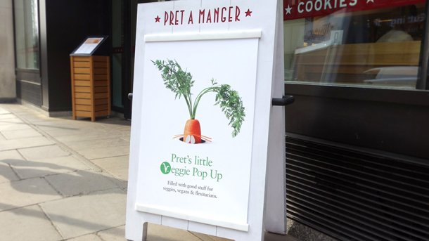 RestaurantMagUK's tweet photo. Pret A Manger to launch vegetarian-only store in Soho as sales hit £676m https://t.co/5f2v6BOuPB https://t.co/rJI9mQ00n9