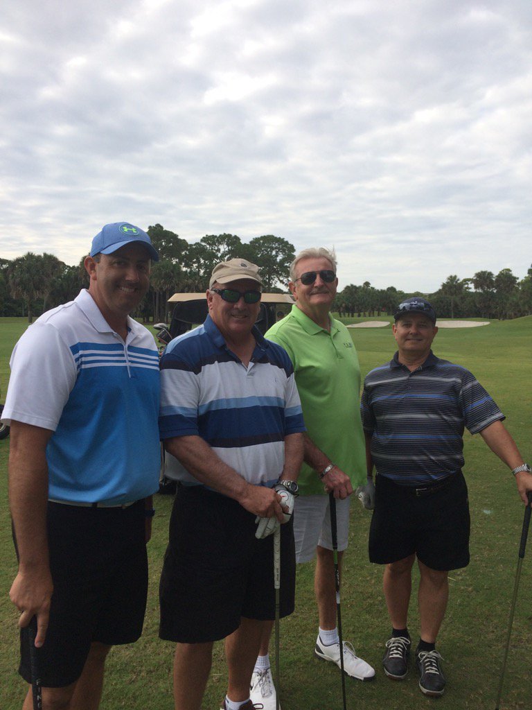 RichD416's tweet photo. @espn  Friday morning golf with "coach" https://t.co/ned3ZPzlaL