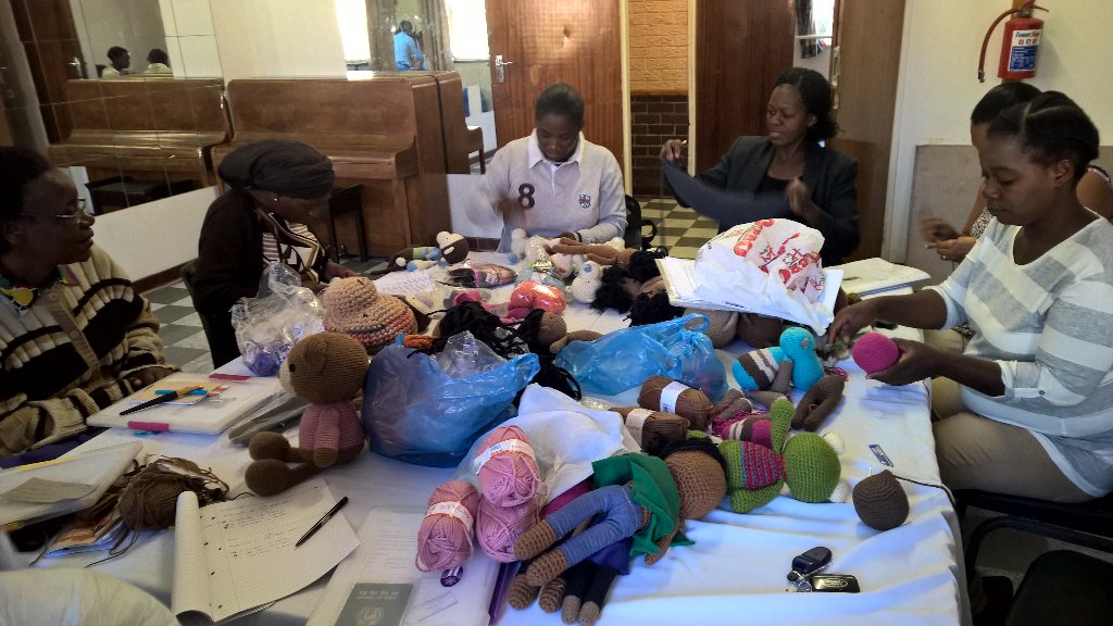 UmbaStuffies's tweet photo. Another lovely morning out empowering women at the Little Pine Tree crochet workshop. #empowerwomen https://t.co/VJsz6HVFhu