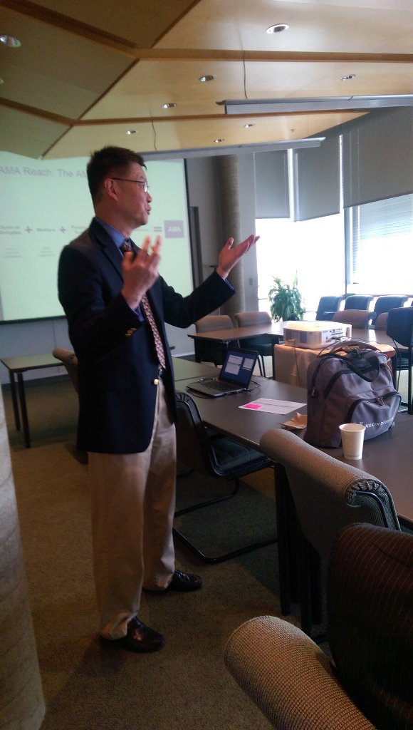 mcjennMD's tweet photo. Our @jhsph_gpmr talks about #IT and #medicine with @RobertWahMD immediate past president of #AMA @JohnsHopkinsSPH https://t.co/6nhD8KHFug