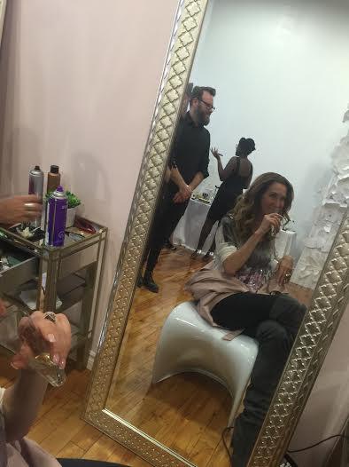 CherylBesnerXO's tweet photo. Special shoutout to Joel for primping my hair! #lookonpoint https://t.co/41nPRtDlWS