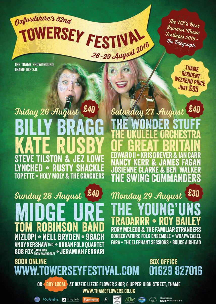 @ThameTC <a href="/musicinthame/">Music in Thame</a> @thametwits <a href="/thametennisclub/">Thame Tennis Club</a> <a href="/FTMClub/">First Thursday Music</a> @ThameNews <a href="/ThameTheatre/">Thame Theatre (Oxfordshire, UK)</a> <a href="/thame4business/">Thame4Business</a> <a href="/blackfroguk/">Blackfrog Studios</a>