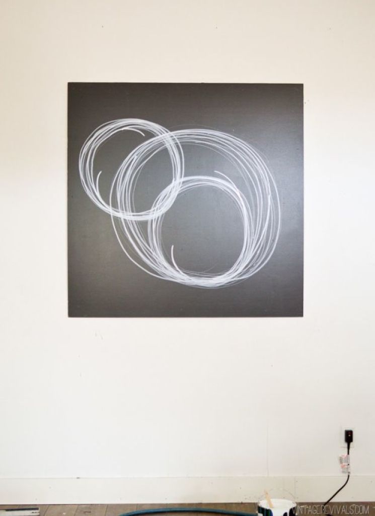 Projets #DIY faciles d'art abstrait (tutoriels et inspiration) / Noir et Blanc #projet  buff.ly/1r44Azf