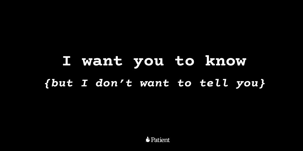 patient's tweet image. #Whatyoudontsee #DepressionAwarenessWeek