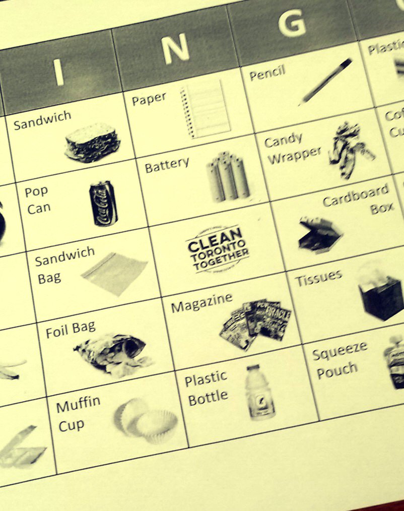 Looking forward to 'Clean Toronto Together Bingo'. #earthday #cleanToronto