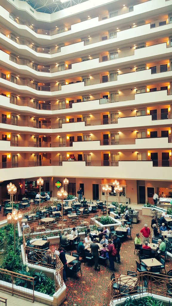 WVCUL's tweet photo. Glad to be at the beautiful Embassy Suites in Charleston for the #WVCUL80th Annual Mtg! Great day ahead #letsdothis https://t.co/CIJQBBjCej