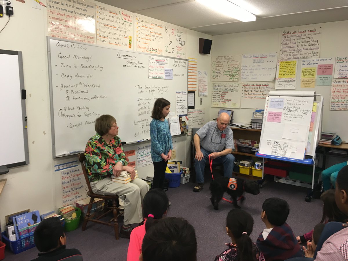 Hosting Trooper, a service dog for the deaf, and meeting author, Henry Kisor, was awesome!!  henrykisor.blogspot.com/2016/04/troupe…