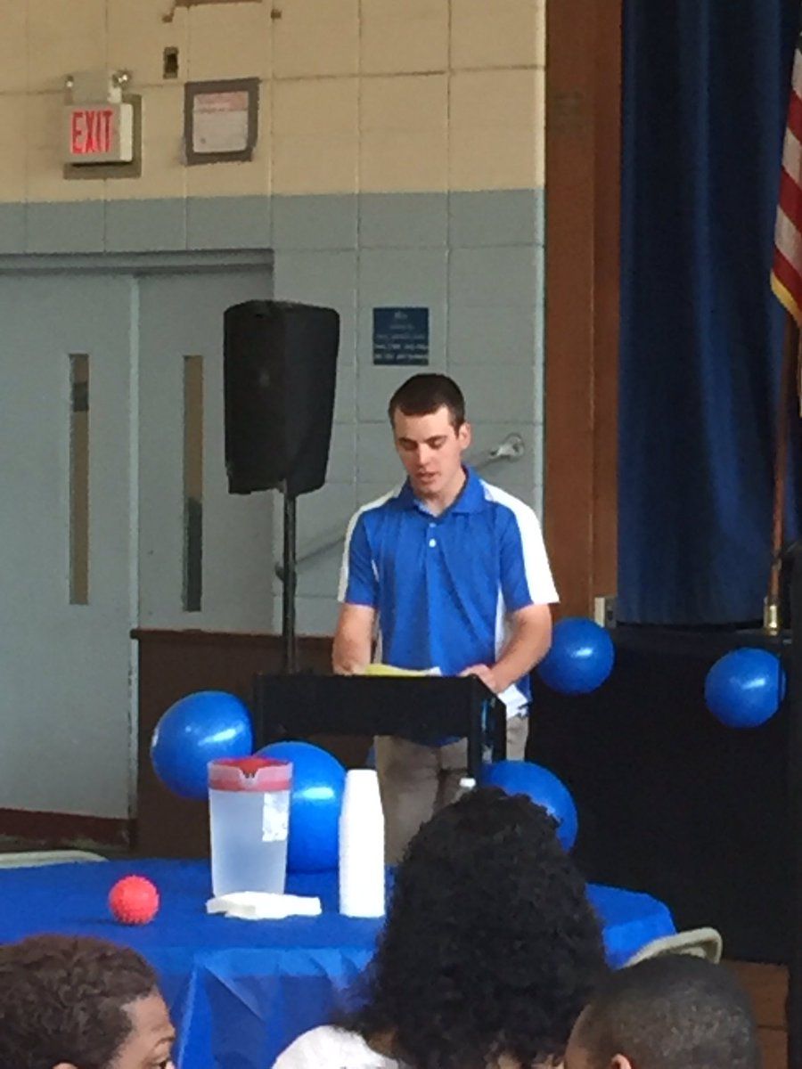 coachNicodemo's tweet photo. Connor Sullivan delivering keynote address for #autismawareness today! @vzmercogliano https://t.co/e3Ndk2OoKI
