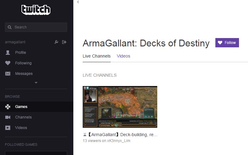 ArmaGallant's tweet photo. Check out a LIVE Armagallant Stream on TWITCH right now!
https://t.co/wTwb7FOJ6y https://t.co/ElX8wpnRNq