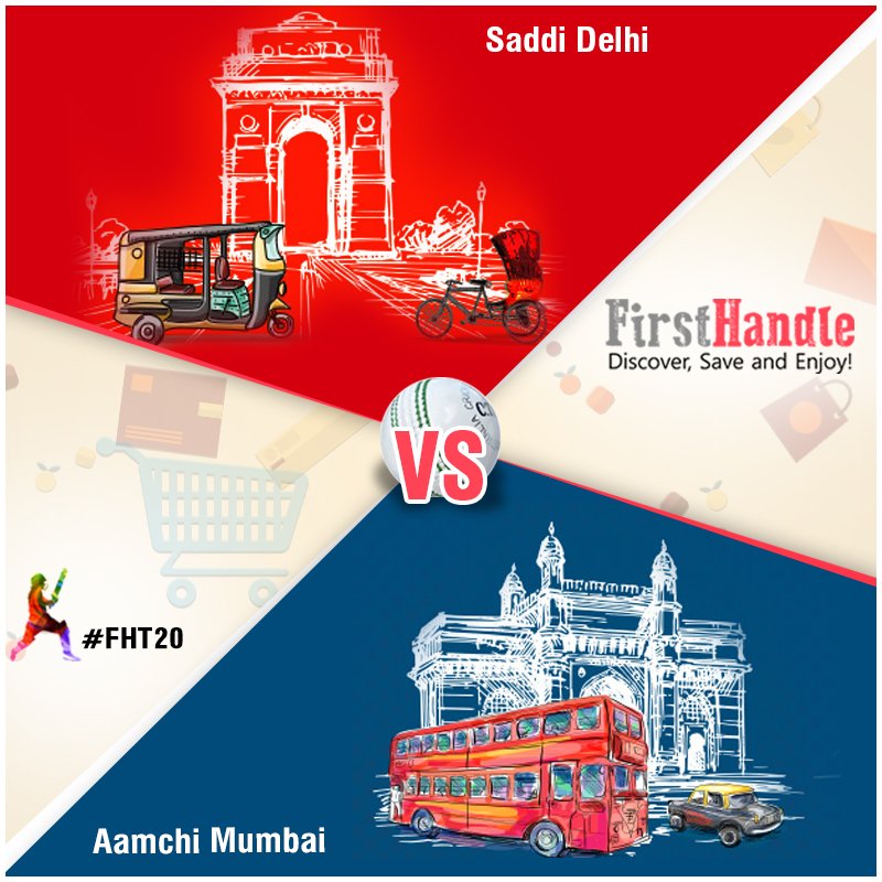 FirstHandleApp's tweet photo. Rise up & shout for this epic battle! Who’s going to win tonight? Grab the best deals at FirstHandle.#FHT20 #DDvsMI https://t.co/FXuGRP8lEx