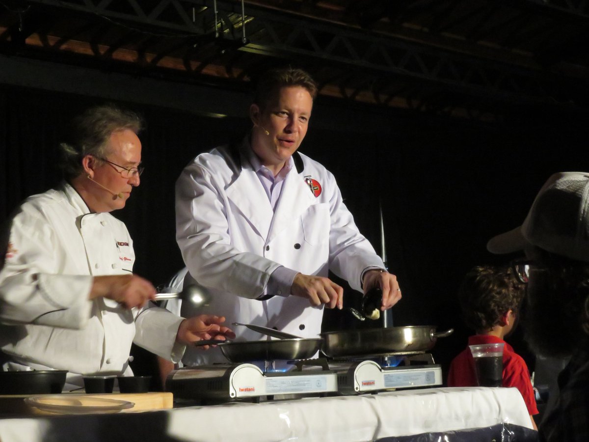 SpiderAthletics's tweet photo. ICMYI: Coach Mooney won the popular vote at last night's #CoachesCookOff to beneift @PositiveVibeRVA! #rvadine https://t.co/RkIBV12J6G