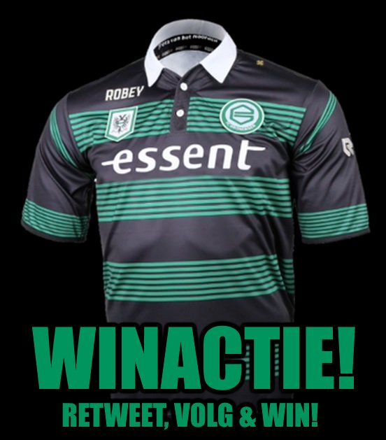 WINACTIE! Wij geven een FC-uitshirt weg! RT deze tweet en volg ons om kans te maken! Loting 2 mei! #fcgroningen