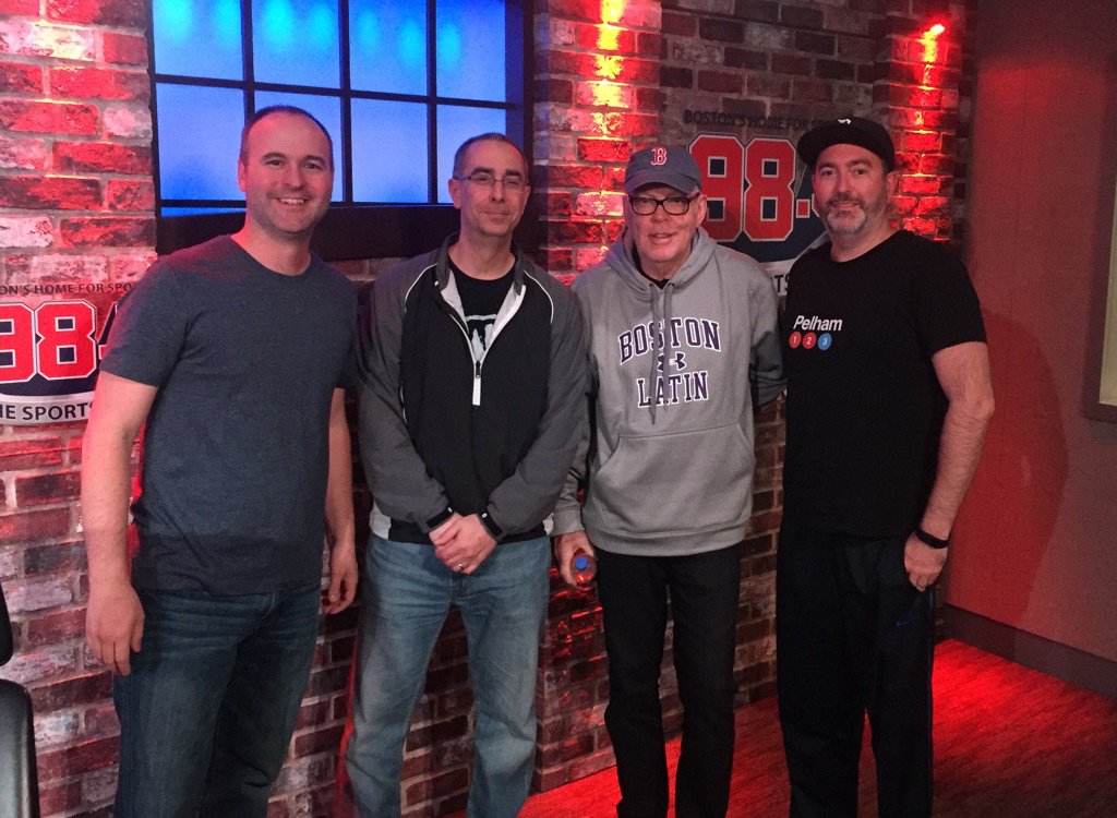 toucherandhardy's tweet photo. Having the great Mike Gorman in studio, without a suit, swearing twice= best birthday present ever. https://t.co/rznmphq80O