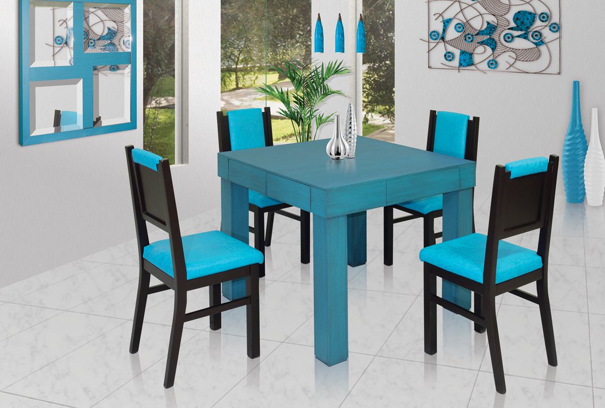 Comedor ALYSA AZUL
Estilo..... Elegancia..... Distinción....
Solo en SANBEL MUEBLES
Me Gusta Más...