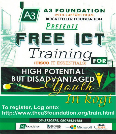 A3Foundation1's tweet photo. free ICT training still in progress in kogi state. #thea3foundation.org https://t.co/UYGEIvPsLW