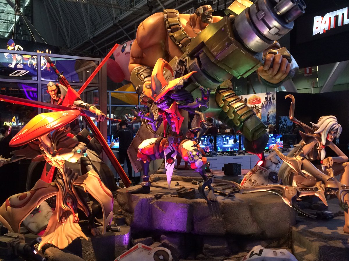 Battleborn's tweet photo. #PAX East 2016 has begun! Come play #Battleborn at booth # 9068. You were born for this! #BadassPAX https://t.co/IxYCb3uDCG