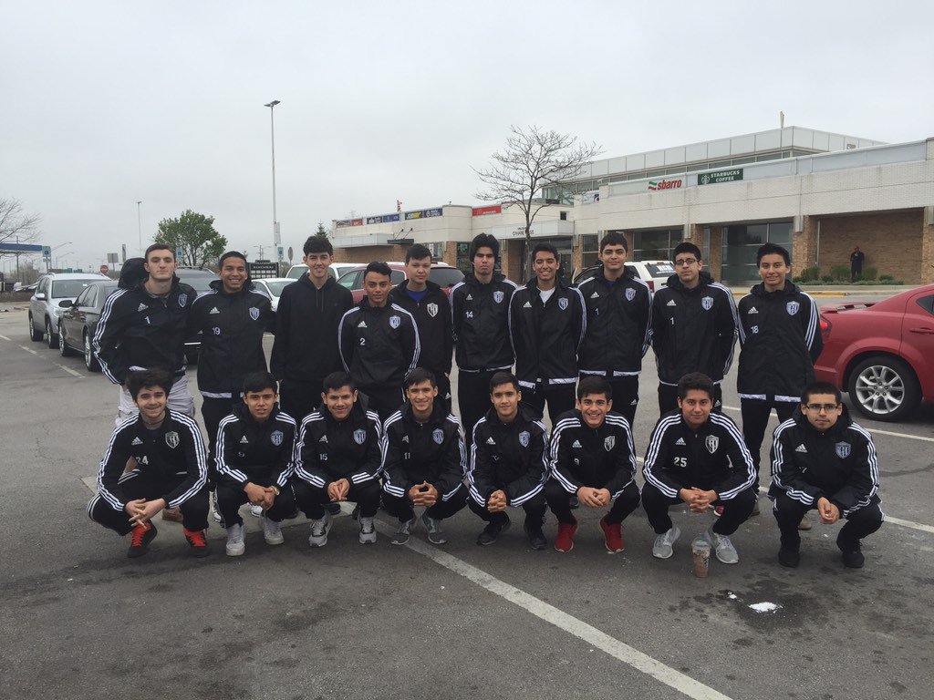 NCU HS Boys team on their way to Kentucky for the Javanon Cup College Showcase. Good luck boys!! #NCUselect