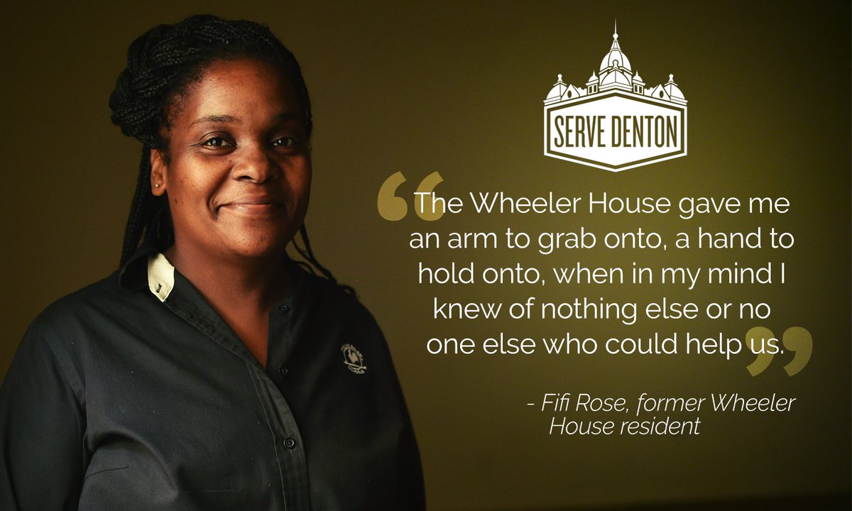 servedenton's tweet photo. We #love hearing success stories from The Wheeler House, a transitional housing facility for moms and children! https://t.co/8Yygq9NO3Y