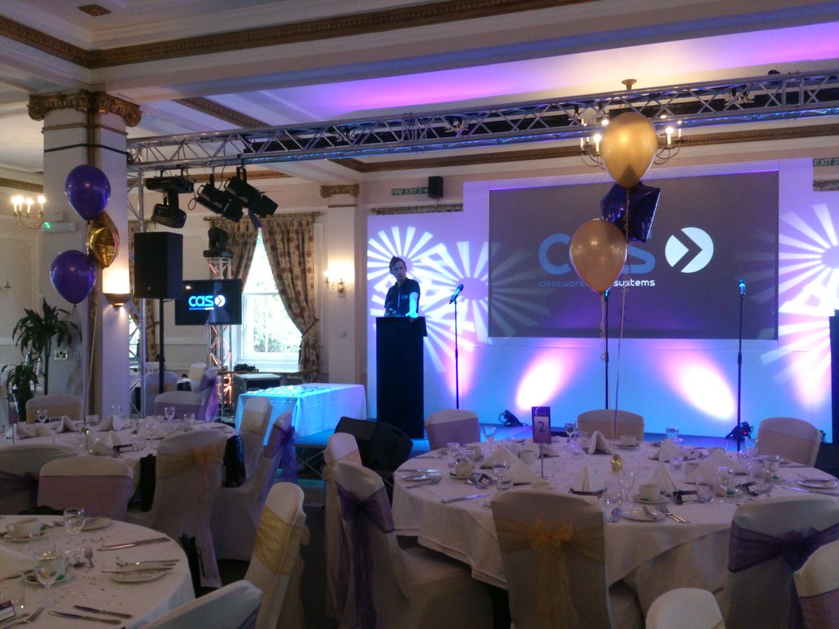 Clockwork_Audio's tweet photo. We've had a busy day setting up for The @piratefm Local Hero Awards! #FridayFeeling #PirateFM #ClockworkAudio https://t.co/V7KzuAgBpq