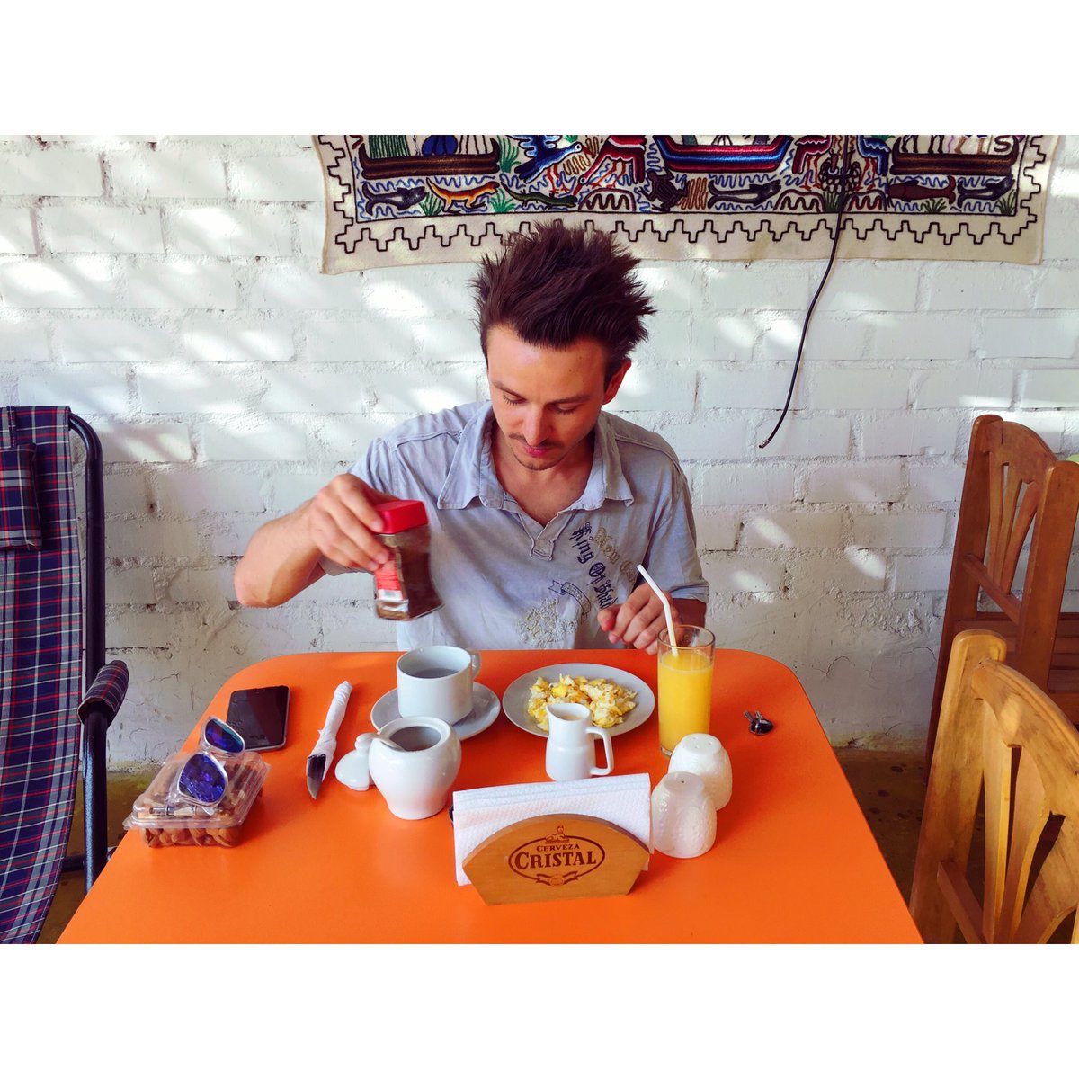 HuacachinaS's tweet photo. It's breakfast time! 
#hostel #huacachina #bedandbreakfast #southamerica #breakfast 🍴 https://t.co/baqZJke3aB