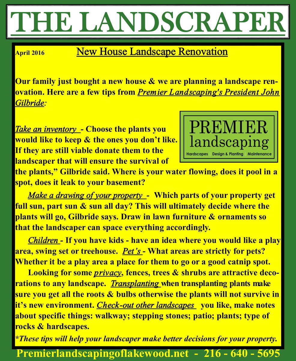 WestparkOHIO's tweet photo. Planning a New House #Landscape #Renovation schedule now
#WESTCLE #AVONLAKE #AVON #WESTLAKE
https://t.co/wPOwX3mxuE https://t.co/G0rBRC0pWP
