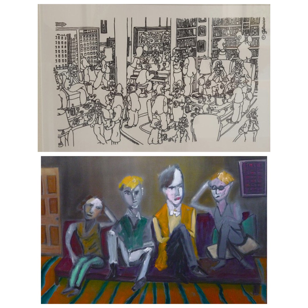 LaceyContemp's tweet photo. #StateofMinds ends this Sunday! Come to the gallery to see artworks by Michael Lindsay-Hogg & Glauco della Scuicca! https://t.co/9SmOxOXKR4