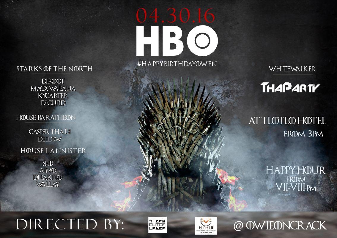 OwenThe_Sa1nts's tweet photo. Come hang with us. #TeamOutOfOrder #ThaParty #HBO #HappyBirthdayOwen 04.30.16. https://t.co/HV2SEXfWNb