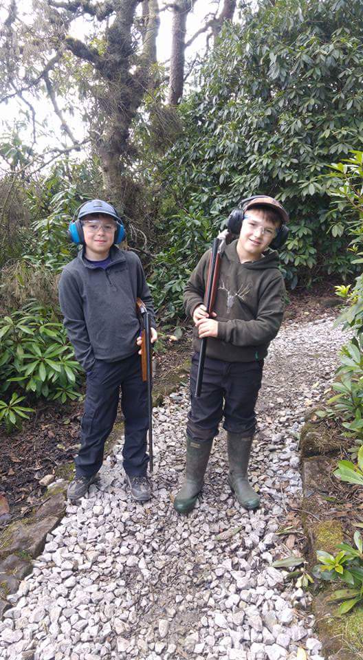 Sun's out, guns out! Great couple of hours on the clays <a href="/KelbrookLodge/">Kelbrook Lodge</a>