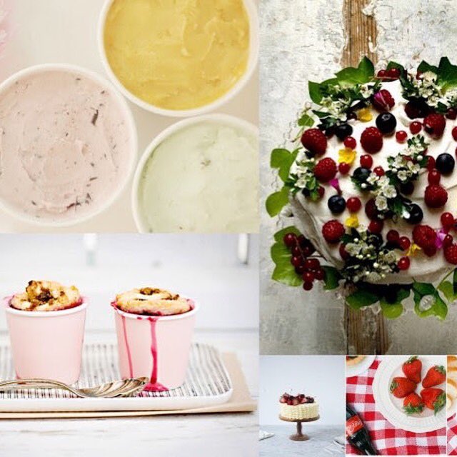 Our dreaming of summer berries inspiration board #summerberriea