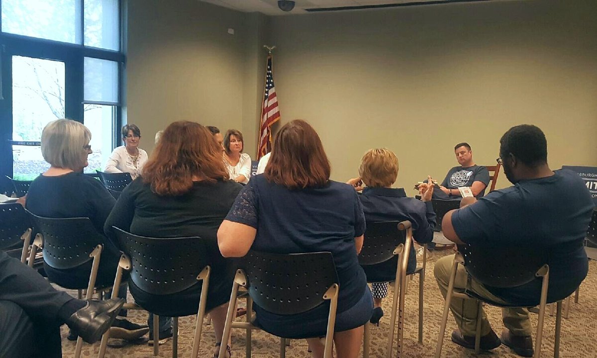 A huge thank you to all who showed up for #SchmittListeningTour this week. Great talks re #positivedirection of VC