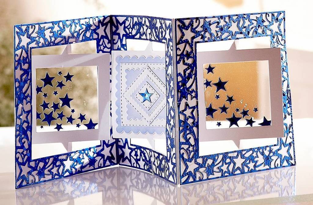 CraftersCompUK's tweet photo. New Accordion dies are coming to @Hochanda_tv tomorrow night with @FionaClaytonCC! #crafterscompanion #papercraft #… https://t.co/Qesxrj718h