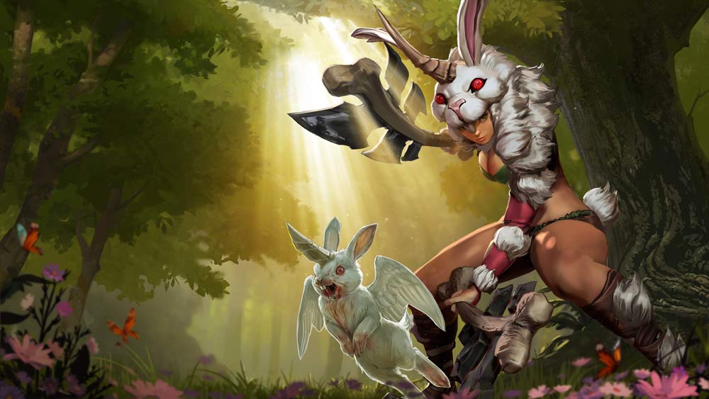 Vainglory on X: Killer Bunny Rona hops into the fray in 1.17 as  limited-edition Spring skin! Full details➜    / X