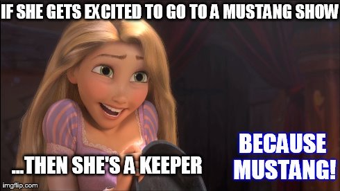 BecauseMustang's tweet image. Is she a keeper? #RelationshipGoals #BecauseMustang #MustangProblems