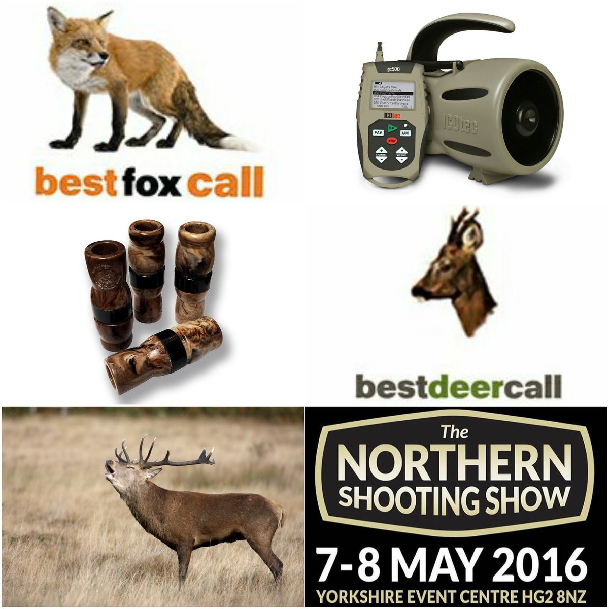 National_shoot's tweet photo. @BestFoxCall &amp; @bestdeercall At the show Sat 7th Sun 8th May #foxcalls #deercalls #showonlyoffers https://t.co/54WEWoHomz