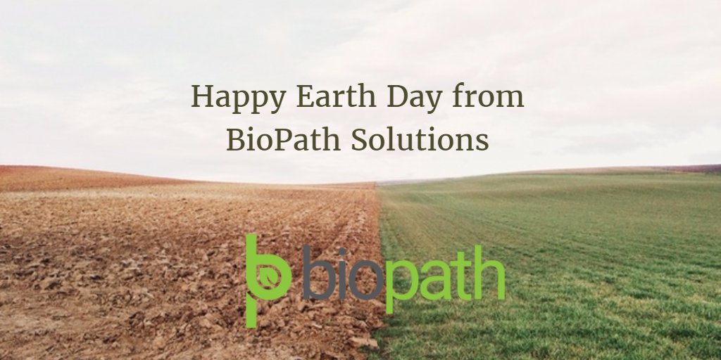 BioPathSolution's tweet image. Happy Earth Day from BioPath Solutions! Let's clean it together.