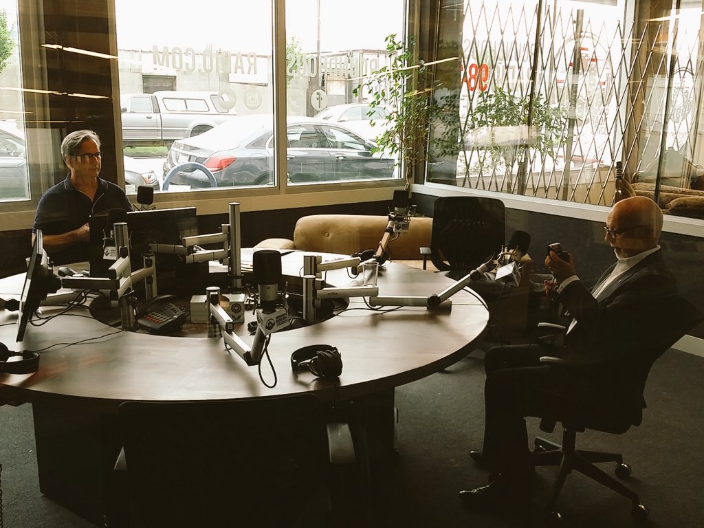 bardonthebeach's tweet photo. Getting ready to talk about #willswake on @Roundhouse983 with @kirklapointe and @gazechristopher #shakespeare https://t.co/BDSI1ZbaoE