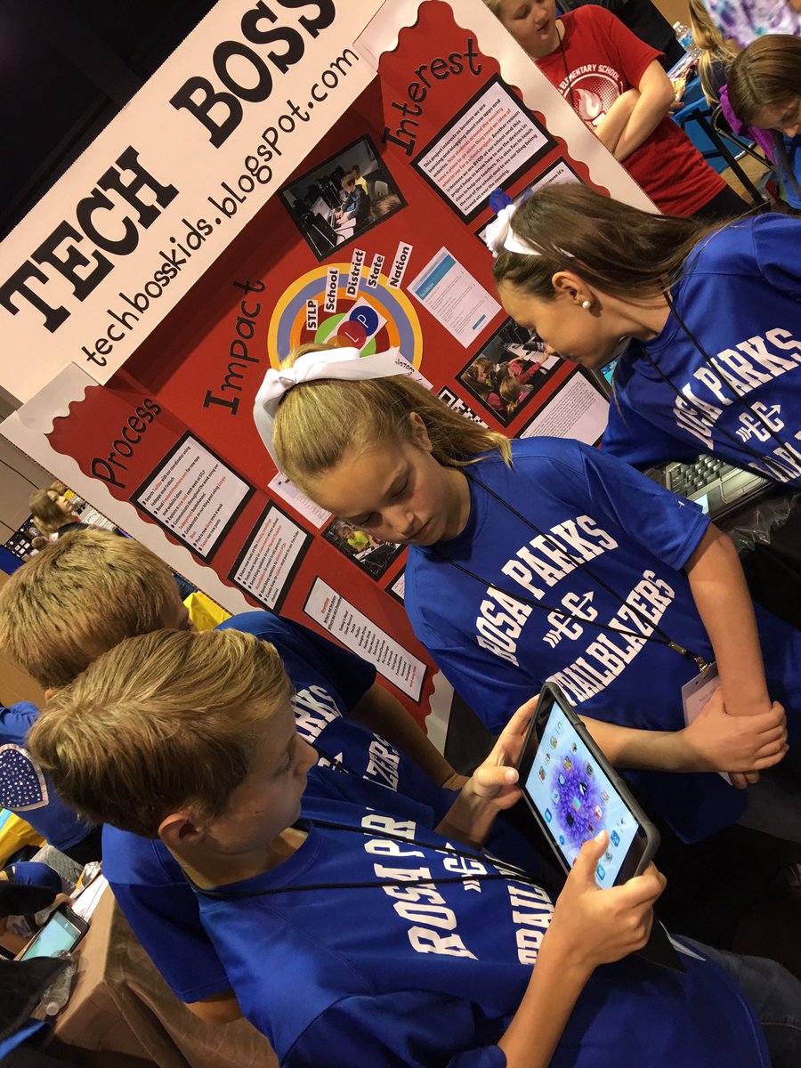 Ready to share about their project! <a href="/techbosskids/">TechBoss</a> table #387 Stop by! #stlp16 <a href="/STLPKentucky/">STLP Kentucky</a>