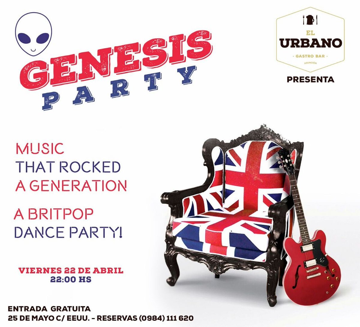 GenesisParty_'s tweet photo. HOY bailamos canciones made in UK! https://t.co/RPc1Rc0Vd7