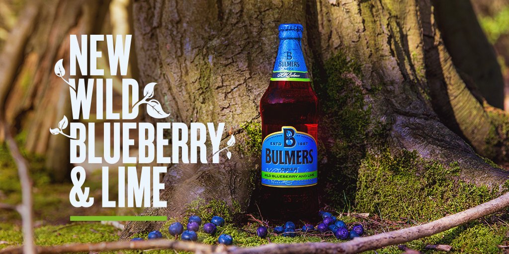 Bulmers Wild Blueberry & Lime, cider season starts now...