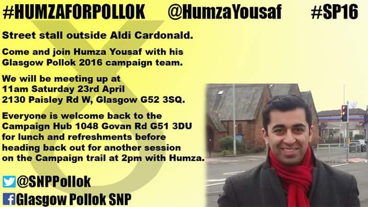 HumzaYousaf's tweet image. Penultimate weekend of campaign (eek!) Come join Team @SNPPollok on Saturday 11am full details below #HumzaForPollok