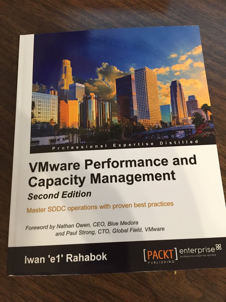 vmMarkA's tweet image. Look what came today! Thanks and congratulations again @e1_ang. If you are using vROps, u need his book. #PerfRocks