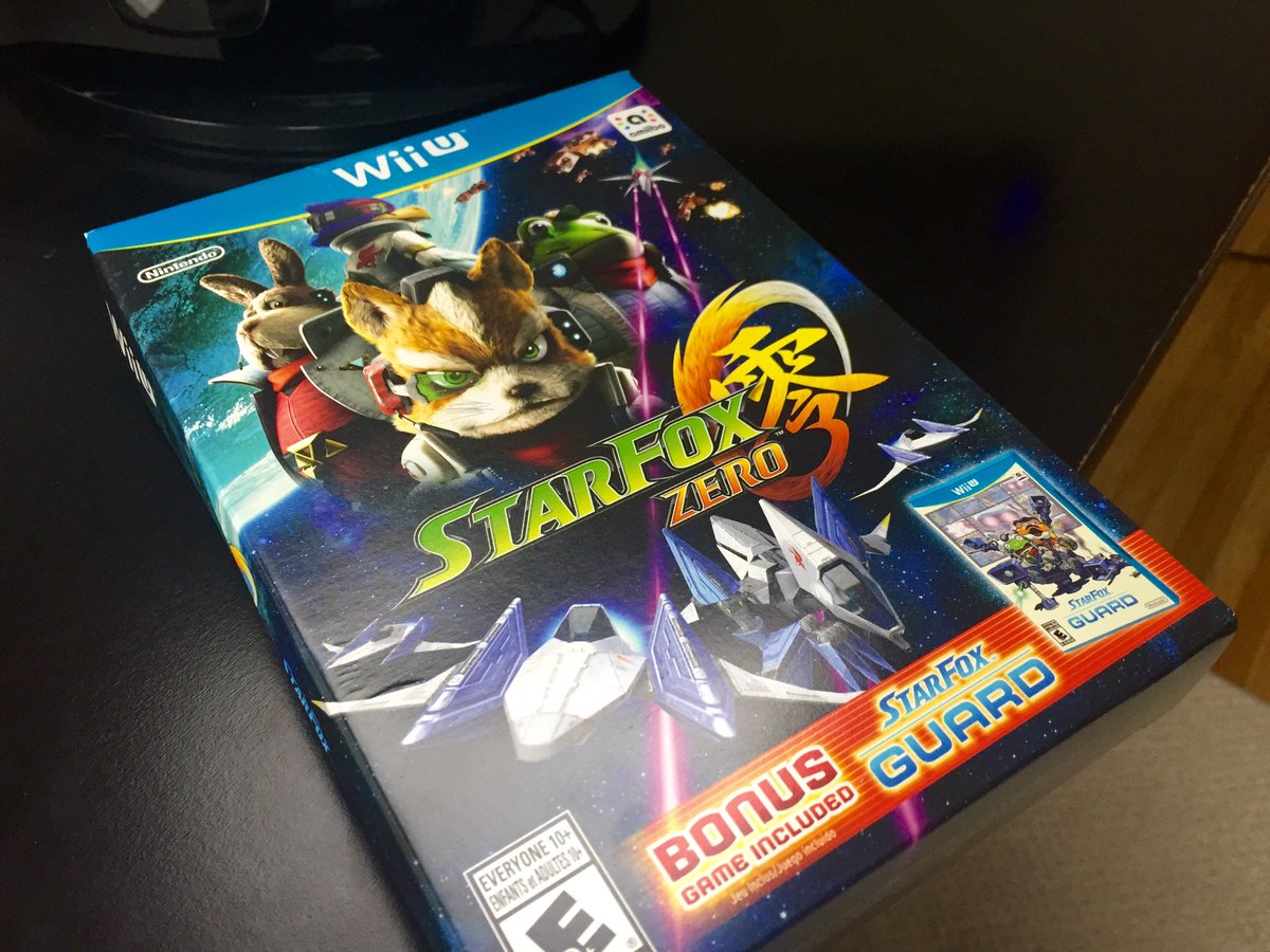 Chadtronic's tweet image. Got Star Fox Zero. Probably won't be able to play or stream it until later this weekend. 😭😭😭